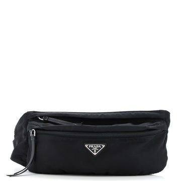 Prada Zip Waist Bag Tessuto Medium