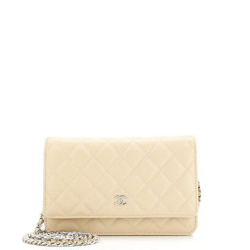 Chanel Wallet on Chain Quilted Caviar