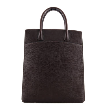 Hermes White Bus Bag Leather 30