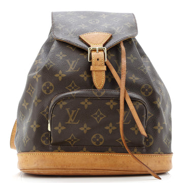 Louis Vuitton Vintage Montsouris Backpack Monogram Canvas MM