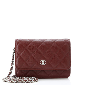 Chanel Wallet on Chain Quilted Caviar Mini