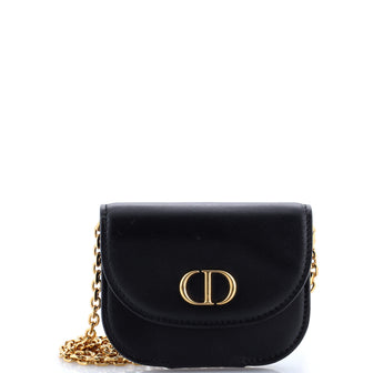 Christian Dior 30 Montaigne Removable Pouch Leather