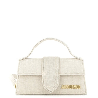 Jacquemus Le Bambino Top Handle Flap Bag Canvas