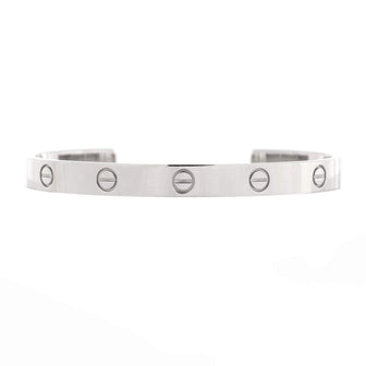 Cartier Love Cuff Bracelet 18K White Gold