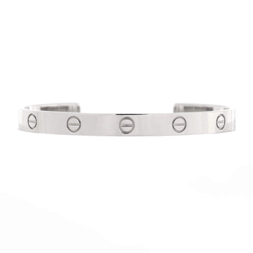 Cartier Love Cuff Bracelet 18K White Gold