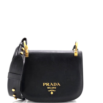 Prada Pionniere Saddle Crossbody Bag City Calfskin Small