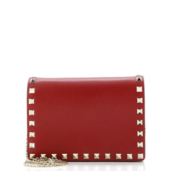 Valentino Garavani Rockstud Pouch Crossbody Bag Leather Mini