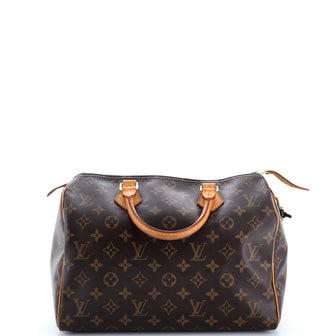 Louis Vuitton Speedy Handbag Monogram Canvas 30