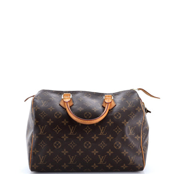 Louis Vuitton Speedy Handbag Monogram Canvas 30