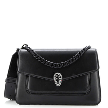 Bvlgari Serpenti Forever Maxi Chain Crossbody Bag Leather Medium