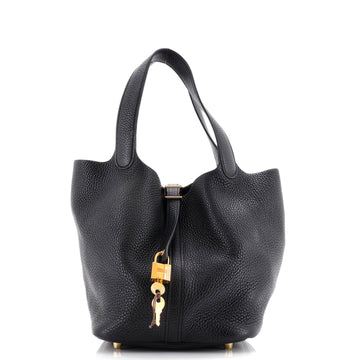 Hermes Picotin Lock Bag Clemence MM