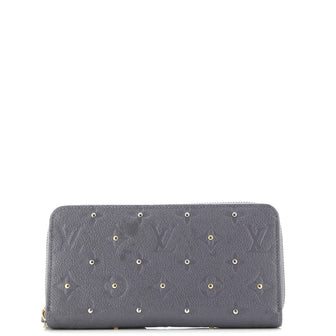 Louis Vuitton Zippy Wallet Studded Monogram Empreinte Leather