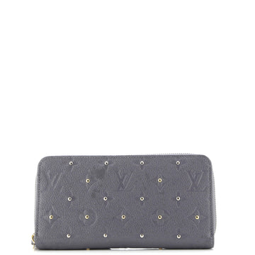 Louis Vuitton Zippy Wallet Studded Monogram Empreinte Leather