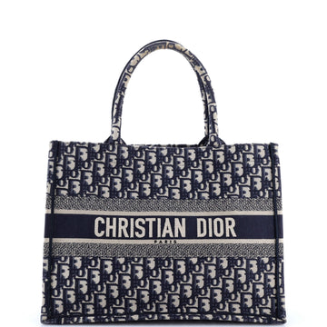 Christian Dior Book Tote Oblique Canvas Medium