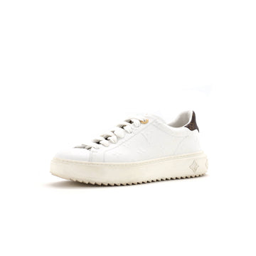 Louis Vuitton Women's Time Out Sneakers Monogram Embossed Leather