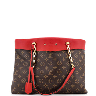 Louis Vuitton Pallas Shopper Monogram Canvas and Calfskin