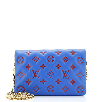 Louis Vuitton Coussin Pochette Monogram Embossed Lambskin