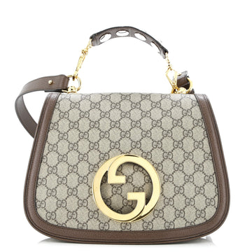 Gucci Blondie NM Top Handle Bag GG Coated Canvas Medium