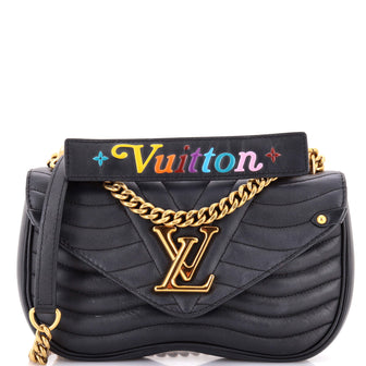 Louis Vuitton New Wave Chain Bag Quilted Leather MM