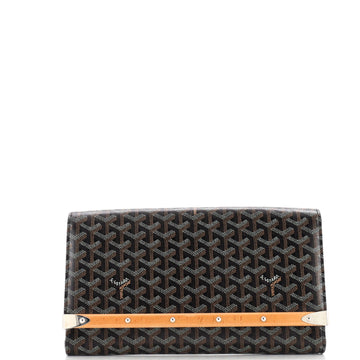 Goyard Monte Carlo Clutch Coated Canvas MM