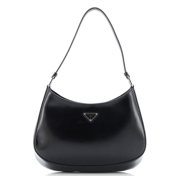 Prada Cleo Shoulder Bag Spazzolato Leather Medium