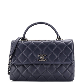 Chanel Trendy CC Top Handle Bag Quilted Lambskin Medium