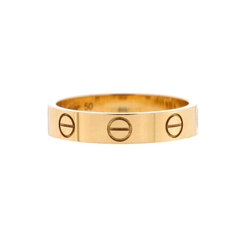 Cartier Love Wedding Band Ring 18K Yellow Gold