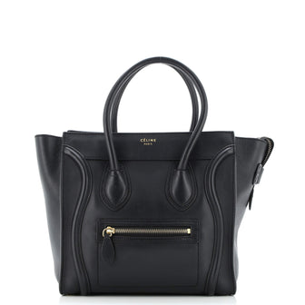 Celine Luggage Bag Smooth Leather Micro