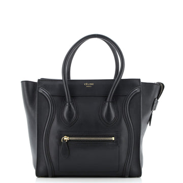 Celine Luggage Bag Smooth Leather Micro