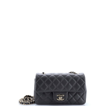 Chanel Classic Single Flap Bag Quilted Lambskin Mini