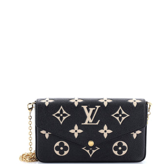 Louis Vuitton Felicie Pochette Bicolor Monogram Empreinte Giant