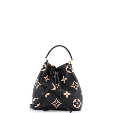 Louis Vuitton NeoNoe Handbag Bicolor Monogram Empreinte Giant MM