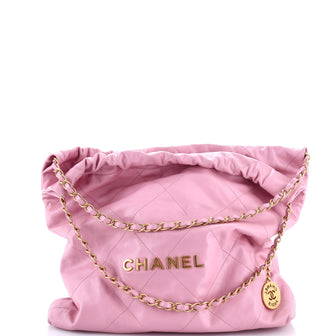 Chanel 22 Chain Hobo Quilted Calfskin Medium