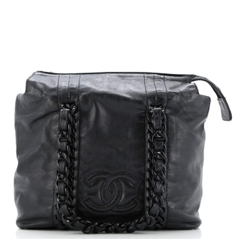 Chanel Resin Modern Chain Tote Calfskin