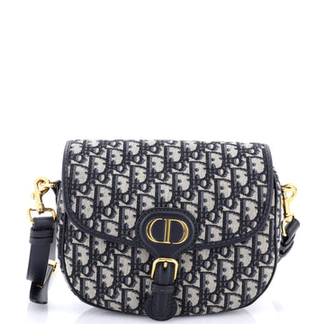 Christian Dior Bobby Flap Bag Oblique Canvas Medium