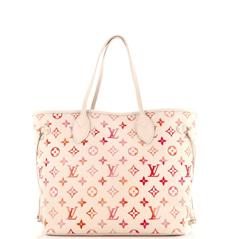 Louis Vuitton Neverfull NM Tote Monogram Empreinte Sunrise Aquarelle MM