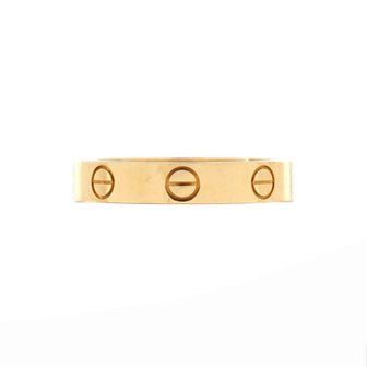 Cartier Love Wedding Band Ring 18K Yellow Gold