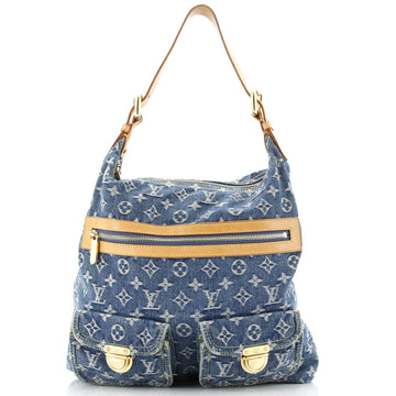 Louis Vuitton Baggy Handbag Denim GM