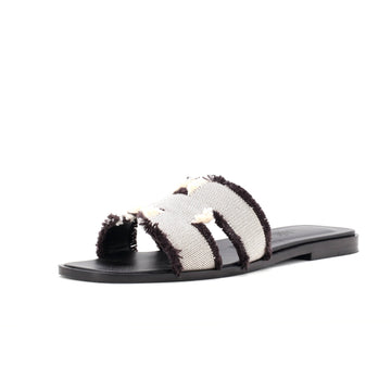 Hermes Women's Oran Sandals Canvas