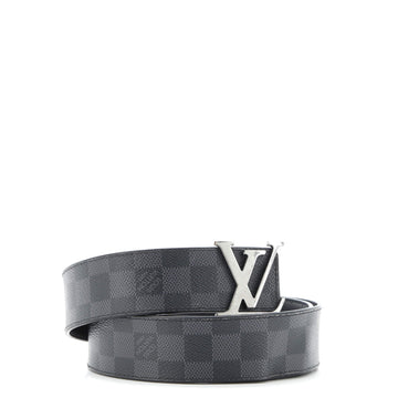 Louis Vuitton LV Initiales Reversible Belt Damier Graphite and Leather Wide