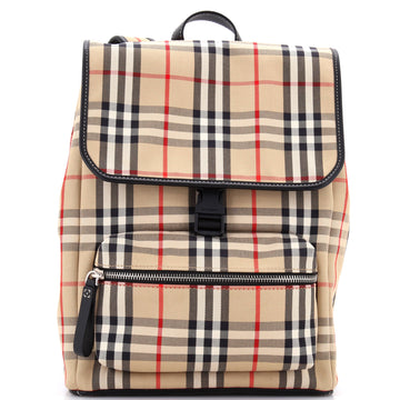 Burberry Kids Backpack Vintage Check Canvas