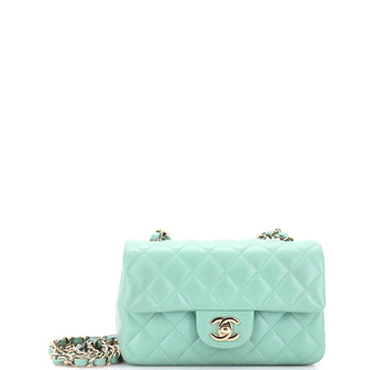 Chanel Classic Single Flap Bag Quilted Lambskin Mini