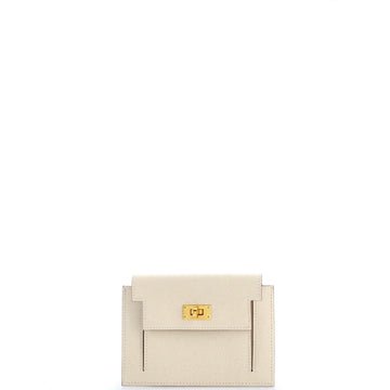 Hermes Kelly Pocket Compact Wallet Epsom