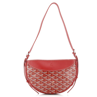 Goyard Hirondelle Shoulder Bag Coated Canvas and Leather