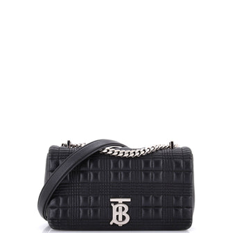 Burberry Lola Shoulder Bag Quilted Lambskin Small