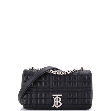 Burberry Lola Shoulder Bag Quilted Lambskin Small