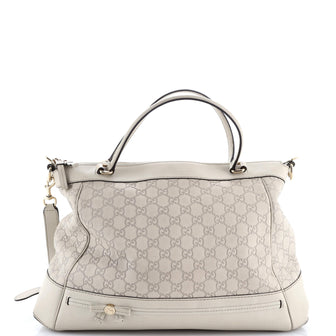 Gucci Mayfair Convertible Tote Guccissima Leather Large