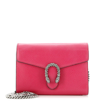 Gucci Dionysus Chain Wallet Leather with Embellished Detail Small