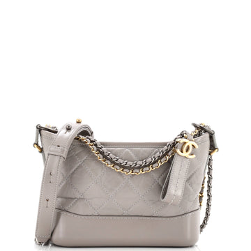 Chanel Gabrielle Hobo Quilted Aged Calfskin Small