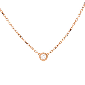 Cartier Cartier D'Amour Pendant Necklace 18K Rose Gold with Diamond Small